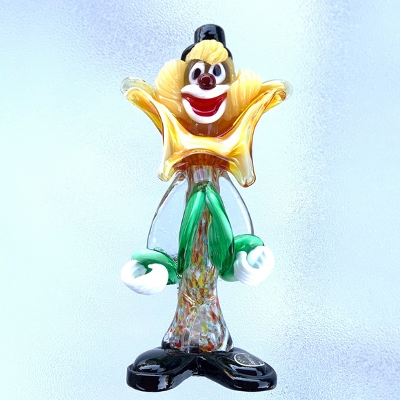 Venetian Murano Glass Clown - Picture 3 of 9